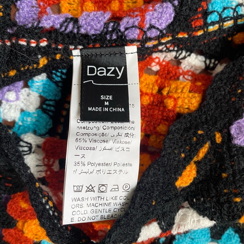 Crochet Granny Square Shrug - Multicolor - Picture 7 of 7